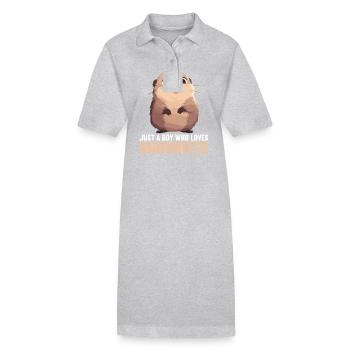 Marmots Groundhog - Stanley/Stella PAIGER Organic Women’s Polo Dress - black - Front
