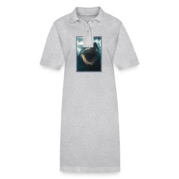 Haie Hai - Stanley/Stella Frauen Bio-Polokleid PAIGER - Schwarz - Vorne