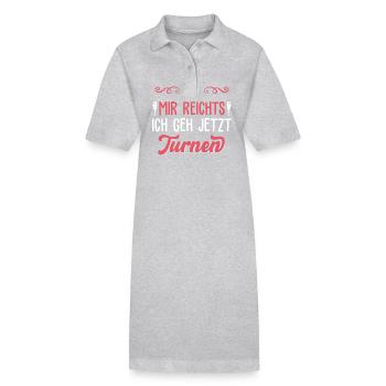 Turnen Mädchen Gymnastik Turnanzug Turnerin - Stanley/Stella Frauen Bio-Polokleid PAIGER - Schwarz - Vorne
