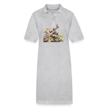 Mice Mouse - Stanley/Stella PAIGER Organic Women’s Polo Dress - black - Front