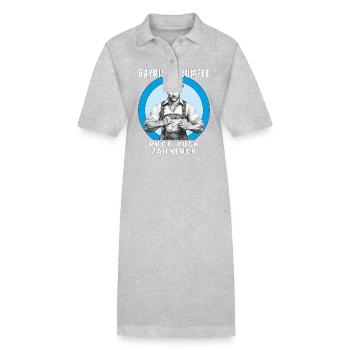 MAN BAVARIAN RUMBLE IN NO TIME AT ALL TOOTH GAP - Stanley/Stella PAIGER Organic Women’s Polo Dress - black - Front