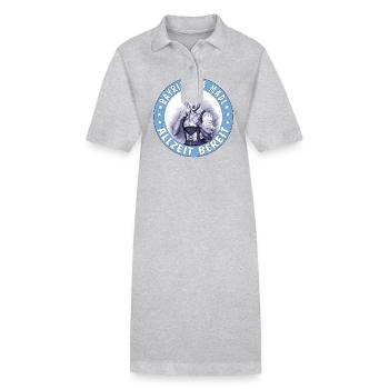 FRAU BAYRISCHES MADL ALLZEIT BEREIT - Stanley/Stella Frauen Bio-Polokleid PAIGER - Schwarz - Vorne