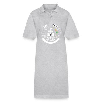 Rum Helps 5 - Stanley/Stella Frauen Bio-Polokleid PAIGER - Schwarz - Vorne