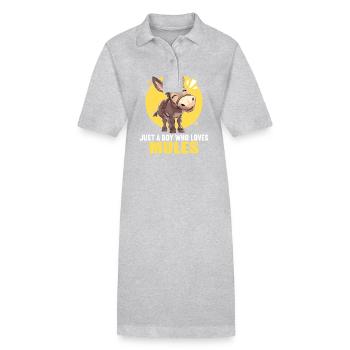 Mules Mule - Stanley/Stella PAIGER Organic Women’s Polo Dress - black - Front