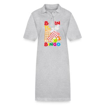 Joueurs de bingo nés pour suivre - Robe polo bio PAIGER Stanley/Stella Femme - noir - Devant