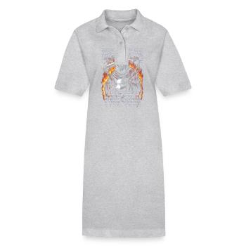 Reizdarm-Syndrom Reaper IBS Gothic--Humor - Stanley/Stella Frauen Bio-Polokleid PAIGER - Schwarz - Vorne