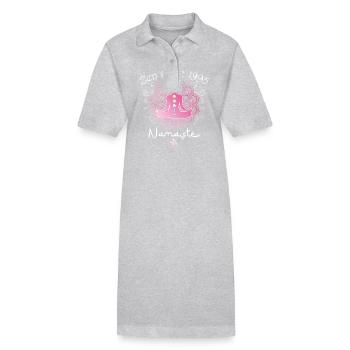 Zen seit 1995 - 30 Jahre friedliche Besinnung - Stanley/Stella Frauen Bio-Polokleid PAIGER - Schwarz - Vorne