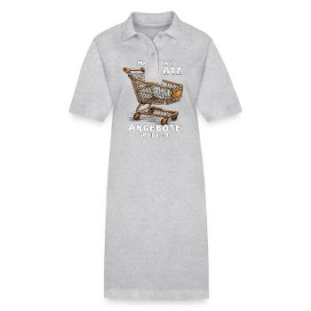 SHOPPING CART MAKE WAY - Stanley/Stella PAIGER Organic Women’s Polo Dress - black - Front