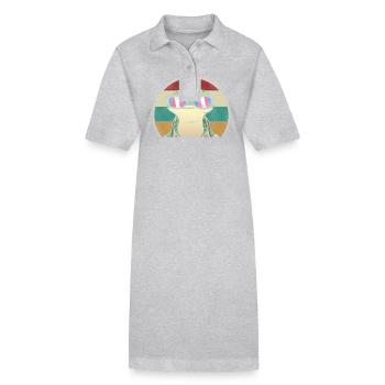Transgender Trans LGBT Pride - Stanley/Stella PAIGER Organic Women’s Polo Dress - black - Front