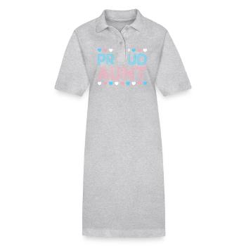 Transgender Trans LGBT Pride - Stanley/Stella PAIGER Organic Women’s Polo Dress - black - Front