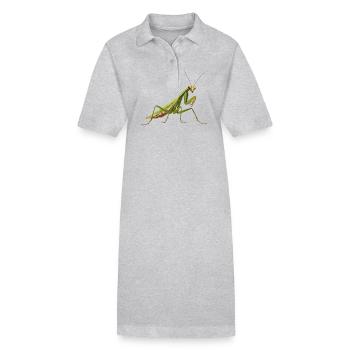 Gottesanbeterinnenen Gottesanbeterin - Stanley/Stella Frauen Bio-Polokleid PAIGER - Schwarz - Vorne