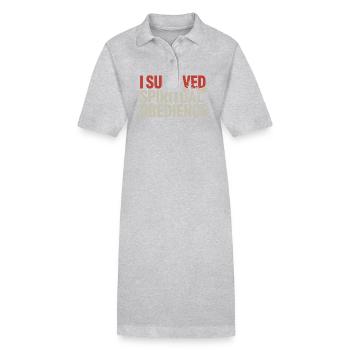 Former religious community survivors - Stanley/Stella PAIGER Organic Women’s Polo Dress - black - Front