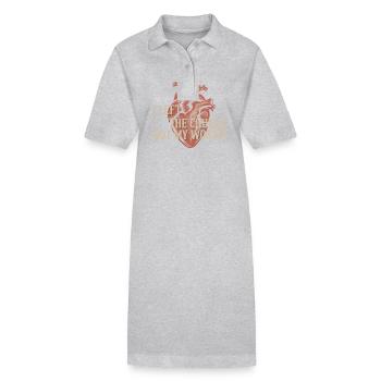 Former religious community survivors - Stanley/Stella PAIGER Organic Women’s Polo Dress - black - Front