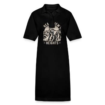 Erreiche Neue Höhen Mit Bergsteiger Abenteuer - Stanley/Stella Frauen Bio-Polokleid PAIGER - Schwarz - Vorne