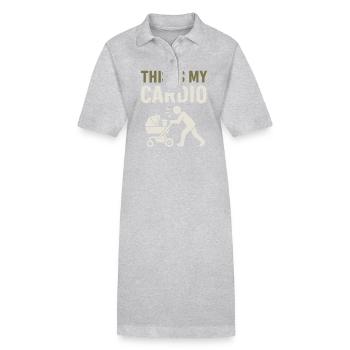 Nursery Dad Fatherhood Pride - Stanley/Stella PAIGER Organic Women’s Polo Dress - black - Front
