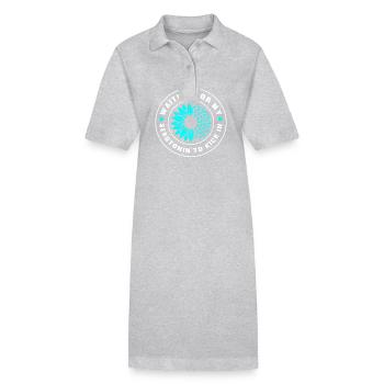 Trouble anxieux Trouble anxieux - Robe polo bio PAIGER Stanley/Stella Femme - noir - Devant