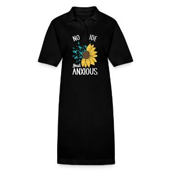 Trouble anxieux Trouble anxieux - Robe polo bio PAIGER Stanley/Stella Femme - noir - Devant