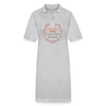 Boho Yoga Cadeau spirituel pour les yogis conscients - Robe polo bio PAIGER Stanley/Stella Femme - noir - Devant