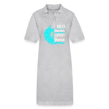 Trouble anxieux Trouble anxieux - Robe polo bio PAIGER Stanley/Stella Femme - noir - Devant
