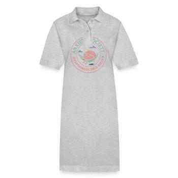 Anxiety Society Rethinking Since Birth - Stanley/Stella PAIGER Organic Women’s Polo Dress - black - Front