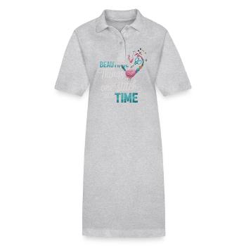 Näh-Design – Stich für Stich zur Schönheit - Stanley/Stella Frauen Bio-Polokleid PAIGER - Schwarz - Vorne