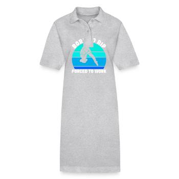 Diving diving board - Stanley/Stella PAIGER Organic Women’s Polo Dress - black - Front