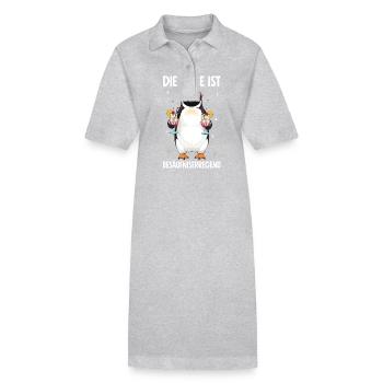Die Lage Ist Besäufniserregend - Stanley/Stella Frauen Bio-Polokleid PAIGER - Schwarz - Vorne
