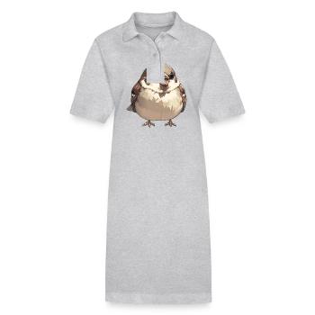 Sparrows Sparrow - Stanley/Stella PAIGER Organic Women’s Polo Dress - black - Front