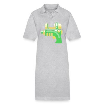 Water pistol - Stanley/Stella PAIGER Organic Women’s Polo Dress - black - Front