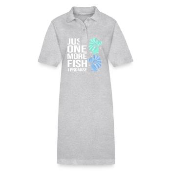 Aquarium Aquarist - Stanley/Stella PAIGER Organic Women’s Polo Dress - black - Front