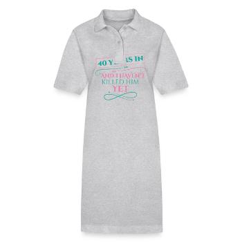 40 Jahre später und ich habe ihn noch nicht getötet - Stanley/Stella Frauen Bio-Polokleid PAIGER - Schwarz - Vorne