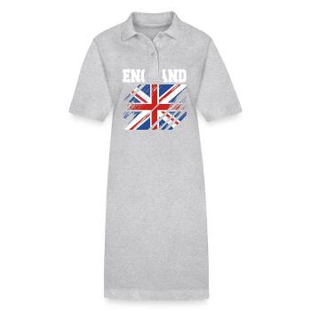 England Englisch - Stanley/Stella Frauen Bio-Polokleid PAIGER - Schwarz - Vorne