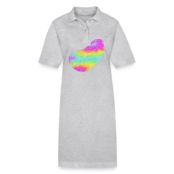 Hot Dog Snack - Stanley/Stella PAIGER Organic Women’s Polo Dress - black - Front