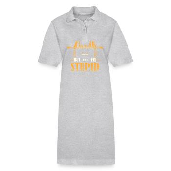 Crane operator crane - Stanley/Stella PAIGER Organic Women’s Polo Dress - black - Front