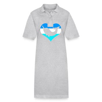 Narwal - Stanley/Stella Frauen Bio-Polokleid PAIGER - Schwarz - Vorne