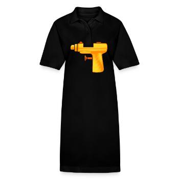 Water pistol - Stanley/Stella PAIGER Organic Women’s Polo Dress - black - Front