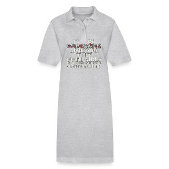 I'm Very Vulnerable Right Now If Any Goth Girls - Stanley/Stella PAIGER Organic Women’s Polo Dress - black - Front