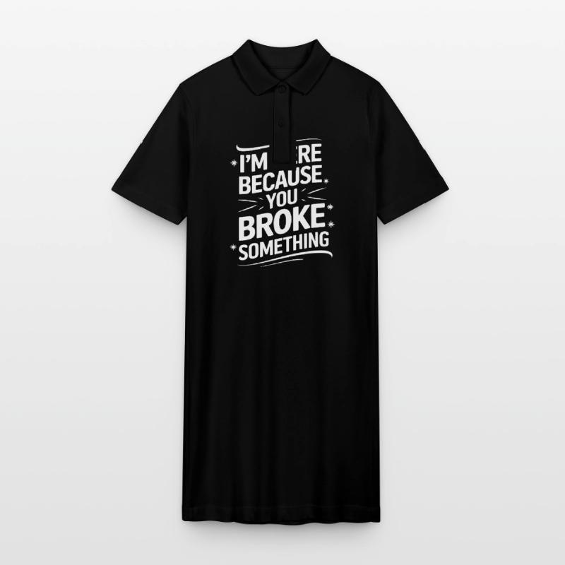 Technischer Support Computerfreak Nerd Stanley/Stella Frauen Bio-Polokleid PAIGER