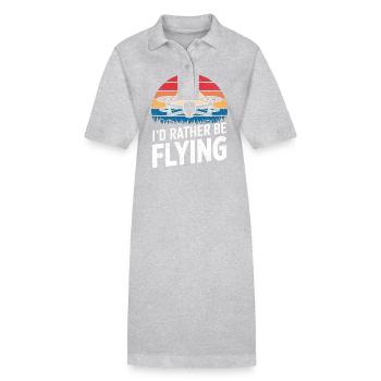 Drones Pilot Quadcopter Drone - Stanley/Stella PAIGER Organic Women’s Polo Dress - black - Front