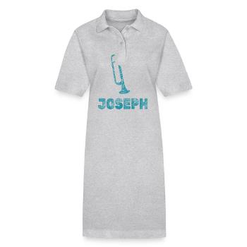 Geschenk für Joseph - Stanley/Stella Frauen Bio-Polokleid PAIGER - Schwarz - Vorne