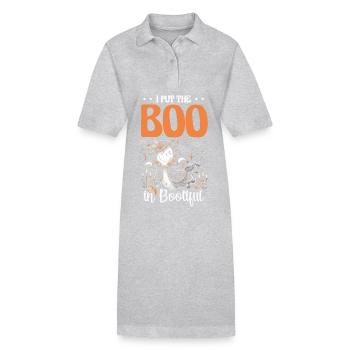 Ich Habe Den Boo In Bootiful, Halloween Wortspiele - Stanley/Stella Frauen Bio-Polokleid PAIGER - Schwarz - Vorne