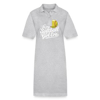 Softball Sport Softball Spieler - Stanley/Stella Frauen Bio-Polokleid PAIGER - Schwarz - Vorne