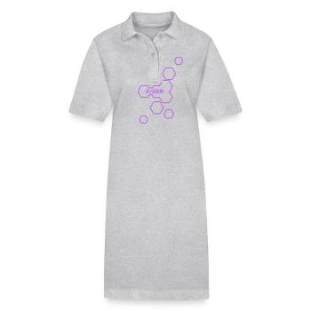 Nom : Aiden - Robe polo bio PAIGER Stanley/Stella Femme - noir - Devant