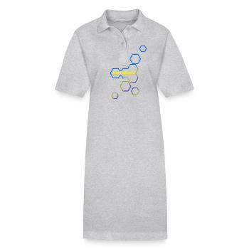 Name Anthony - Stanley/Stella PAIGER Organic Women’s Polo Dress - black - Front