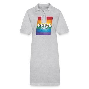 LGBTQ Pride Month - Stanley/Stella Frauen Bio-Polokleid PAIGER - Schwarz - Vorne