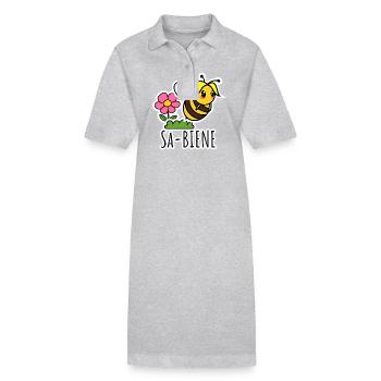 Sabine die niedliche Honig Biene - Stanley/Stella Frauen Bio-Polokleid PAIGER - Schwarz - Vorne