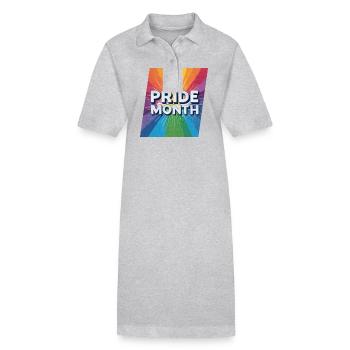 LGBTQ Pride Month - Stanley/Stella Frauen Bio-Polokleid PAIGER - Schwarz - Vorne