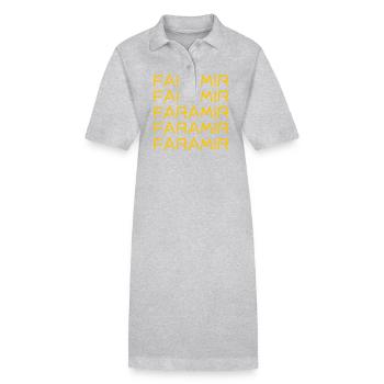 Vorname Faramir - Stanley/Stella Frauen Bio-Polokleid PAIGER - Schwarz - Vorne
