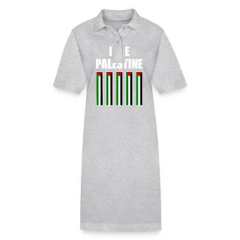 Free palestine - Stanley/Stella Frauen Bio-Polokleid PAIGER - Schwarz - Vorne