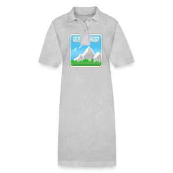 Nebelhorn als Bergsteigen - Stanley/Stella Frauen Bio-Polokleid PAIGER - Schwarz - Vorne